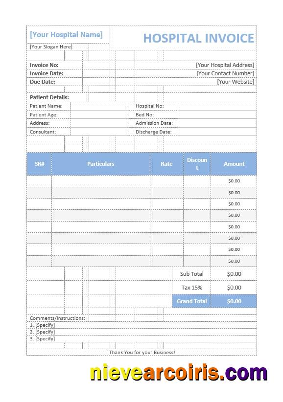 Medical Invoice.